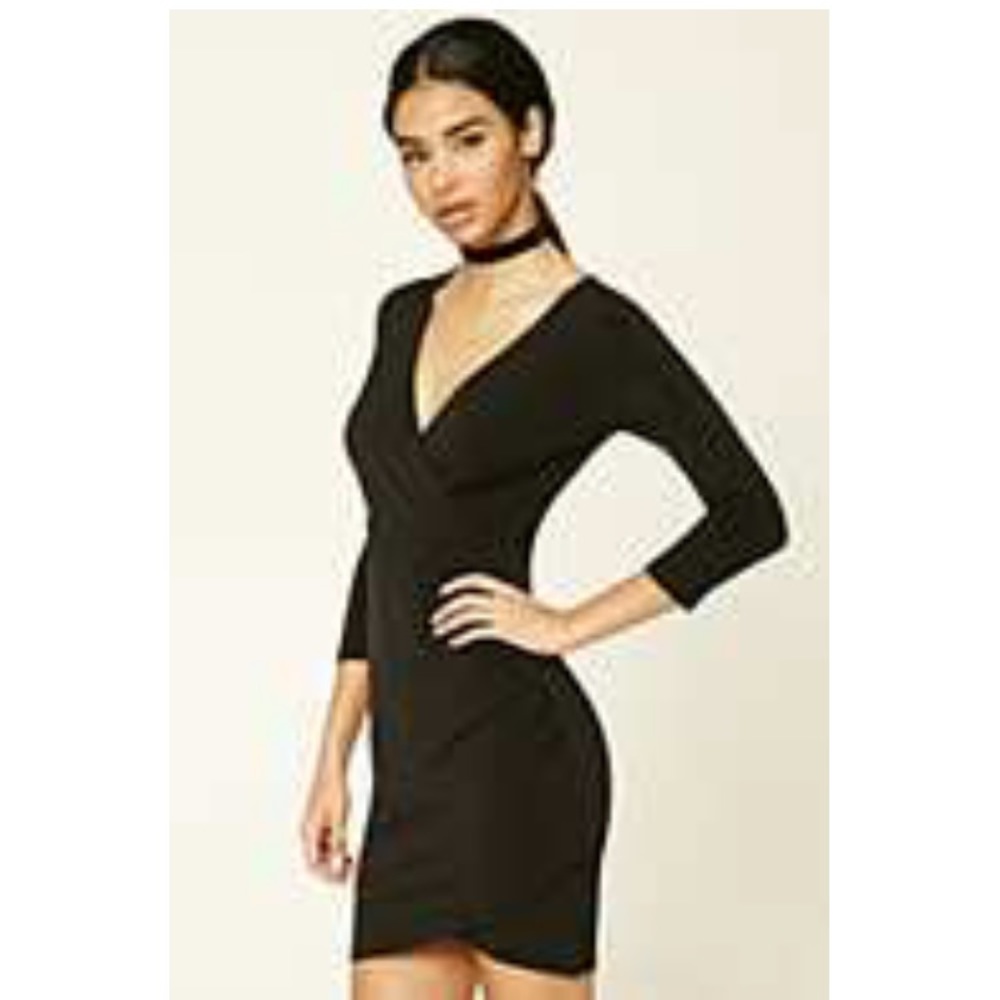 NWT F21 LONG SLEEVE SEXY DATE DRESS
